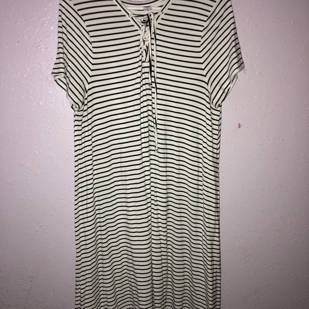 Striped T-Short Dress